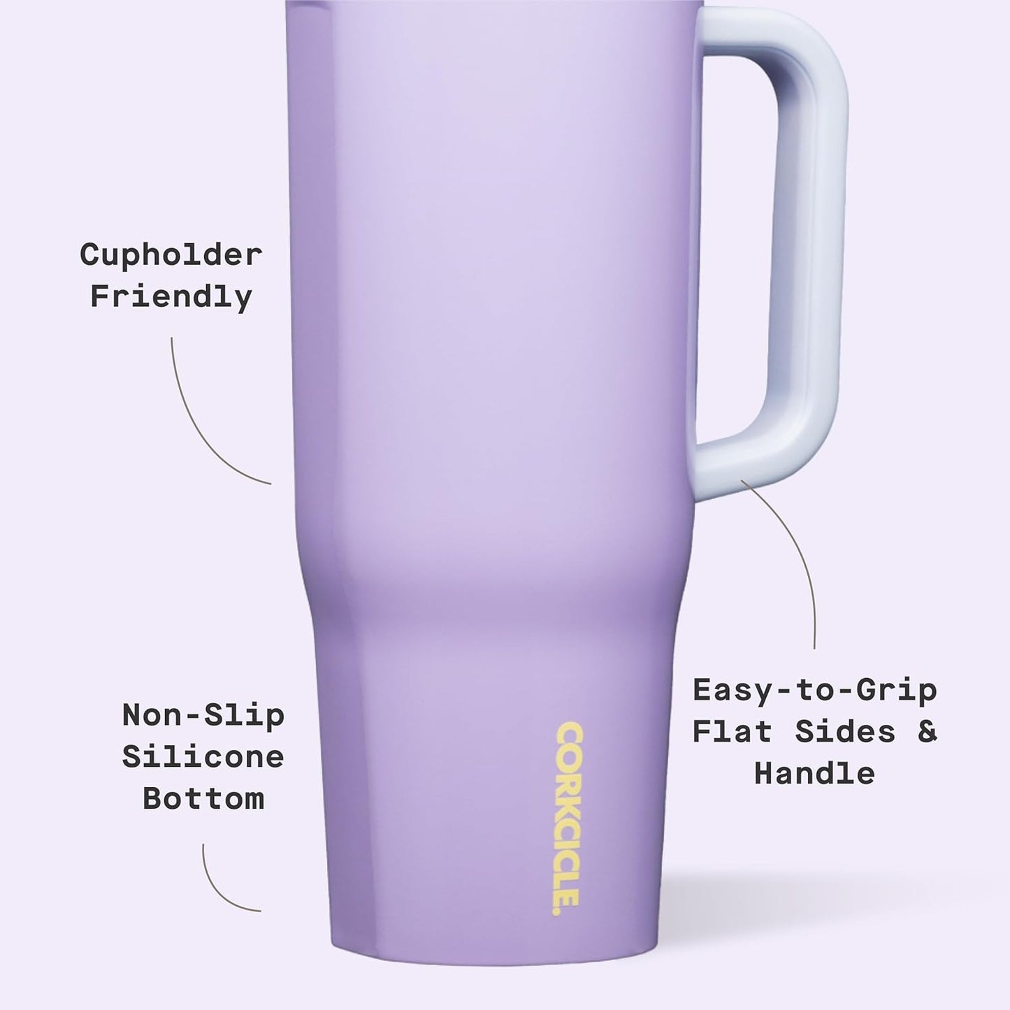 Cruiser Insulated Tumbler - Keeps Drinks Cold 20 Hours - Triple-Insulated Stainless Steel - Spill-Proof Lid - Summer Drinkware Gift - Keeps Drinks Ice Cold - 40 oz - Gloss Powder Blue