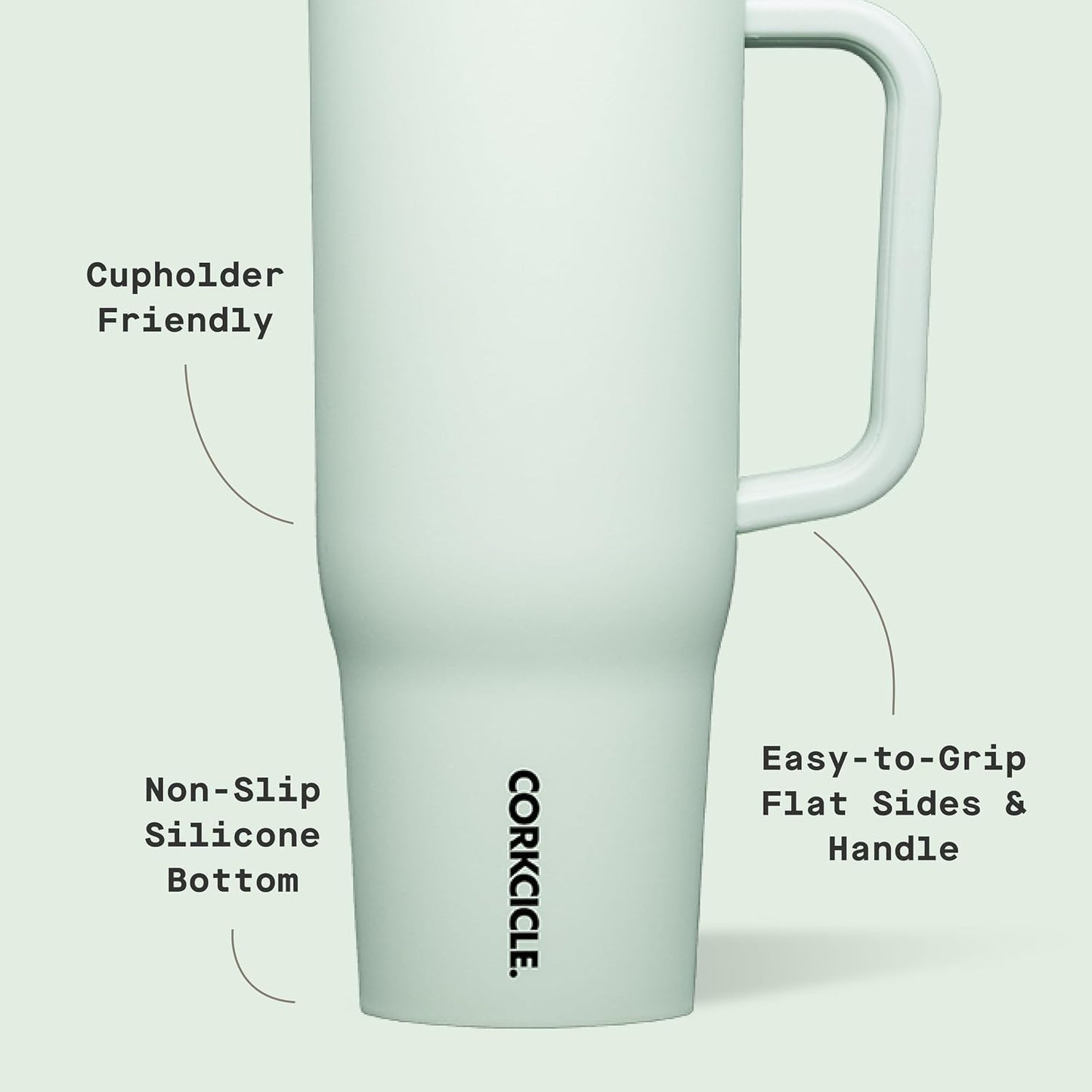Cruiser Insulated Tumbler - Keeps Drinks Cold 20 Hours - Triple-Insulated Stainless Steel - Spill-Proof Lid - Summer Drinkware Gift - Keeps Drinks Ice Cold - 40 oz - Gloss Powder Blue