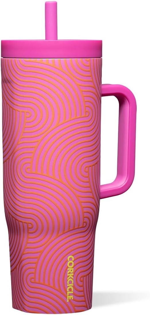Cruiser Insulated Tumbler - Keeps Drinks Cold 20 Hours - Triple-Insulated Stainless Steel - Spill-Proof Lid - Summer Drinkware Gift - Keeps Drinks Ice Cold - 40 oz - Gloss Powder Blue