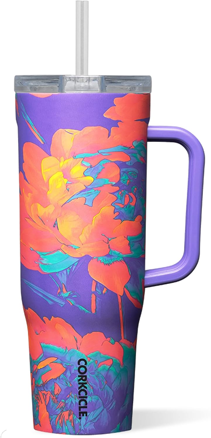 Cruiser Insulated Tumbler - Keeps Drinks Cold 20 Hours - Triple-Insulated Stainless Steel - Spill-Proof Lid - Summer Drinkware Gift - Keeps Drinks Ice Cold - 40 oz - Gloss Powder Blue