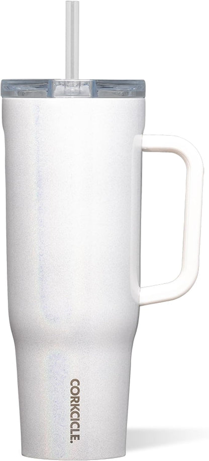 Cruiser Insulated Tumbler - Keeps Drinks Cold 20 Hours - Triple-Insulated Stainless Steel - Spill-Proof Lid - Summer Drinkware Gift - Keeps Drinks Ice Cold - 40 oz - Gloss Powder Blue