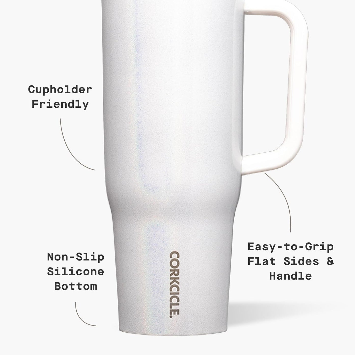 Cruiser Insulated Tumbler - Keeps Drinks Cold 20 Hours - Triple-Insulated Stainless Steel - Spill-Proof Lid - Summer Drinkware Gift - Keeps Drinks Ice Cold - 40 oz - Gloss Powder Blue