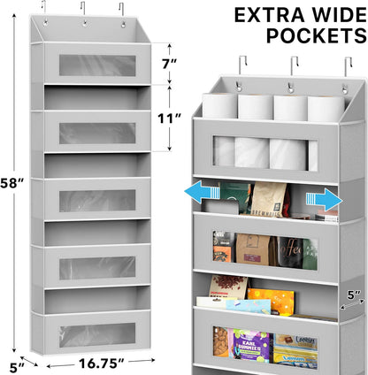 Extra Large Heavy Duty 10 Pockets Over the Door Organizer