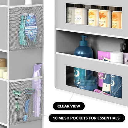 Extra Large Heavy Duty 10 Pockets Over the Door Organizer