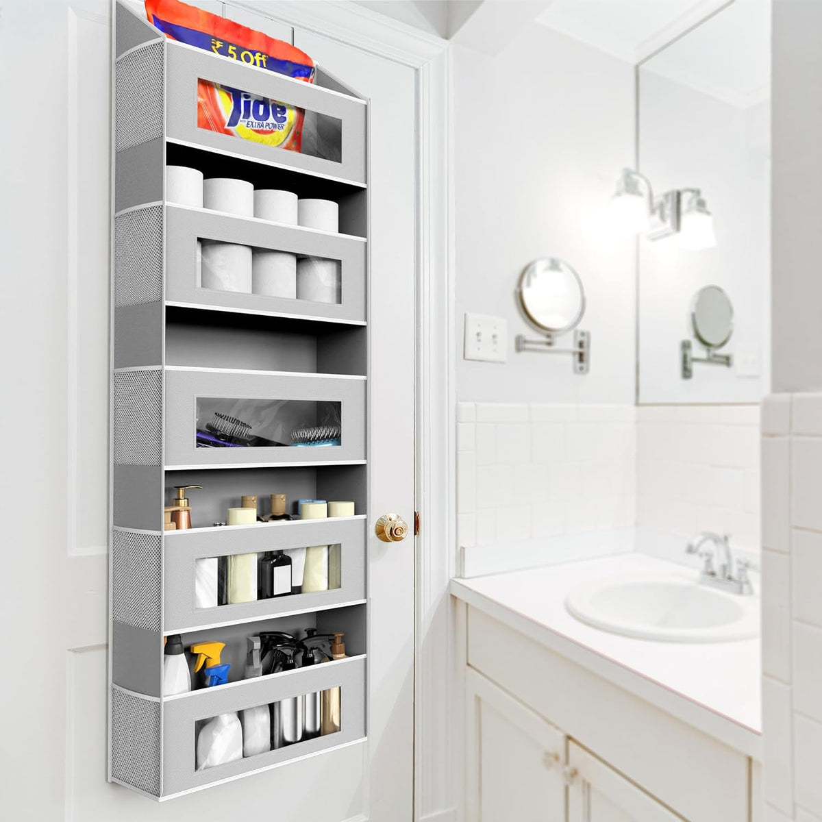 Extra Large Heavy Duty 10 Pockets Over the Door Organizer