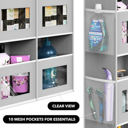 Extra Large Heavy Duty 10 Pockets Over the Door Organizer