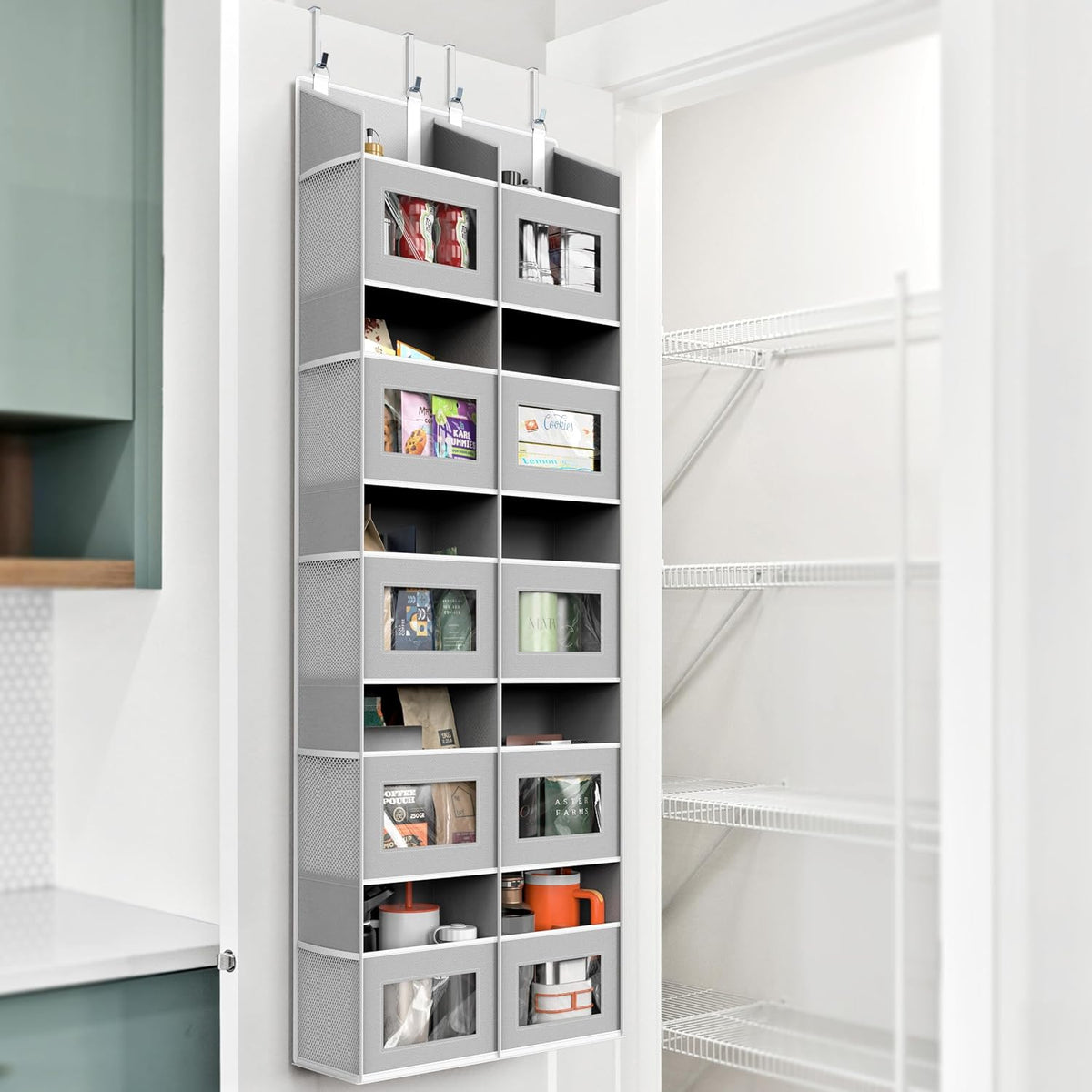 Extra Large Heavy Duty 10 Pockets Over the Door Organizer