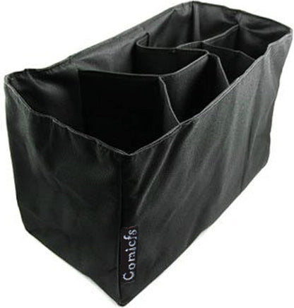 Baby Diaper Bag Insert Organizer (Dimensions: 12 X 6.4 X 8 Inch, Black)