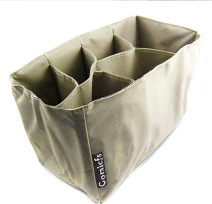 Baby Diaper Bag Insert Organizer (Dimensions: 12 X 6.4 X 8 Inch, Black)