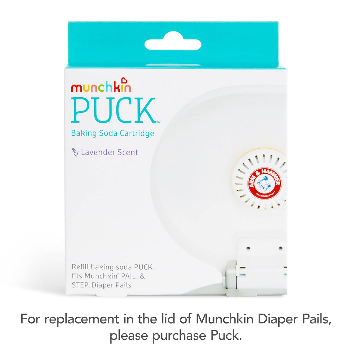 Arm & Hammer Puck Diaper Pail Deodorizer, Lavender