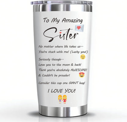 Sunflower Gifts for Women, 20 oz Sunflower Tumbler Cup Travel Mug | Sunflower Stainless Steel Insulated Floral Tumbler with Lid, Holiday Gifts for Sister Teacher, Christmas Birthday Office