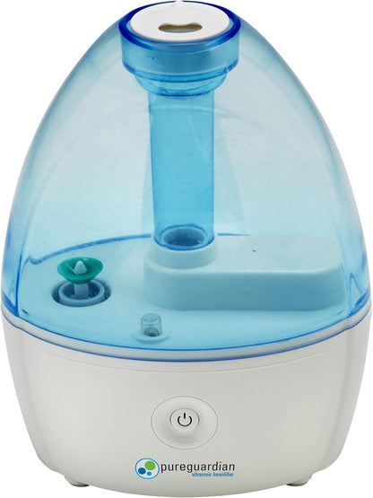H910BL Ultrasonic Cool Mist Humidifier, 14 Hrs. Run Time, 210 Sq. Ft. Coverage, Small Rooms, Quiet, Filter Free