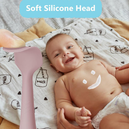 Baby Diaper Cream Spatula, 4 Pack Butt Paste Spatula for Diaper Rash