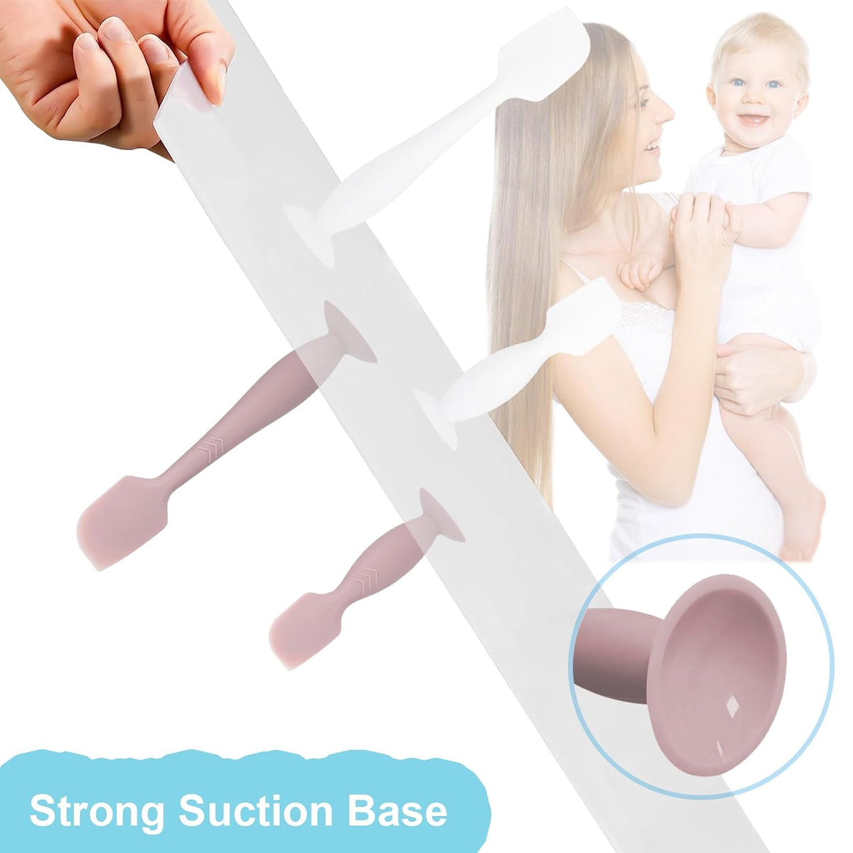 Baby Diaper Cream Spatula, 4 Pack Butt Paste Spatula for Diaper Rash
