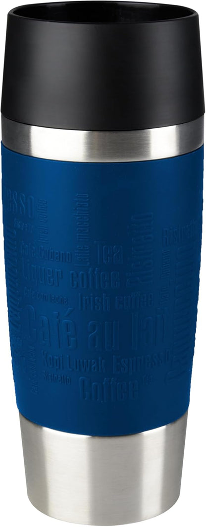 N20210 Travel Mug Classic Insulated Tumbler 0.36 L Stainless Steel with Comfort Screw Closure 4 Hours Hot 8 Hours Cold 100% Leakproof Dishwasher Safe 360° Opening Colour