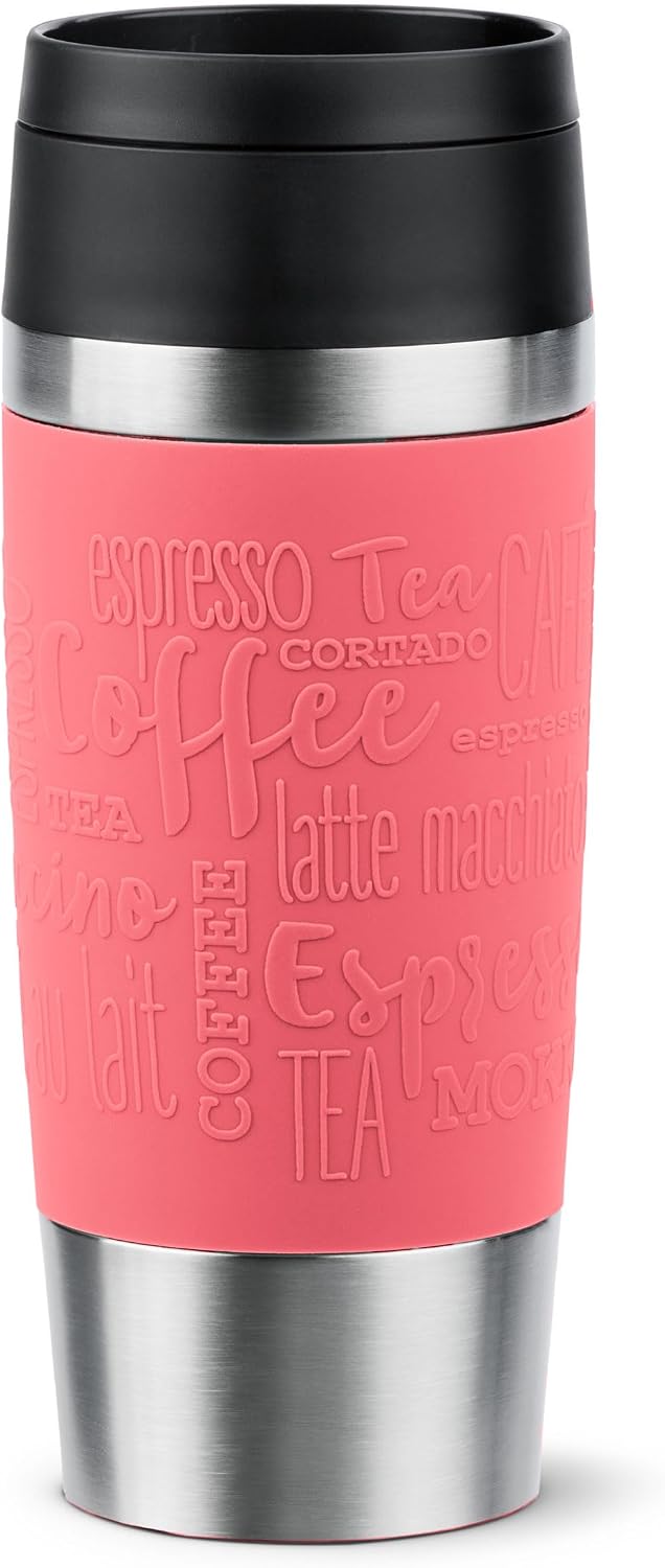 N20210 Travel Mug Classic Insulated Tumbler 0.36 L Stainless Steel with Comfort Screw Closure 4 Hours Hot 8 Hours Cold 100% Leakproof Dishwasher Safe 360° Opening Colour