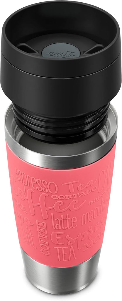 N20210 Travel Mug Classic Insulated Tumbler 0.36 L Stainless Steel with Comfort Screw Closure 4 Hours Hot 8 Hours Cold 100% Leakproof Dishwasher Safe 360° Opening Colour