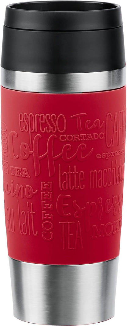 N20210 Travel Mug Classic Insulated Tumbler 0.36 L Stainless Steel with Comfort Screw Closure 4 Hours Hot 8 Hours Cold 100% Leakproof Dishwasher Safe 360° Opening Colour