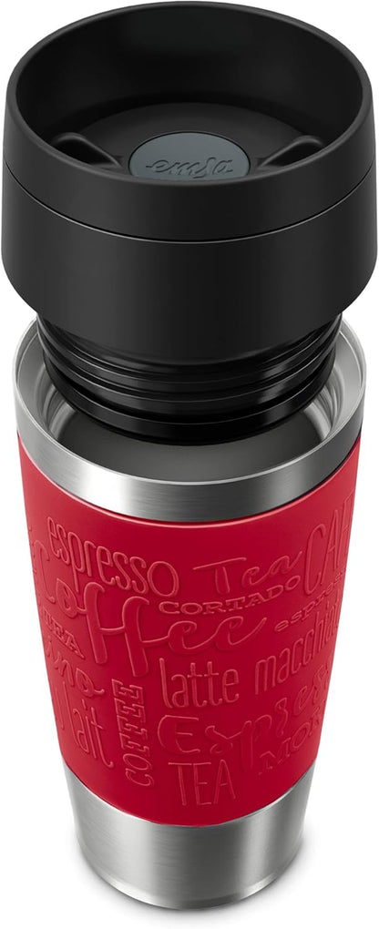 N20210 Travel Mug Classic Insulated Tumbler 0.36 L Stainless Steel with Comfort Screw Closure 4 Hours Hot 8 Hours Cold 100% Leakproof Dishwasher Safe 360° Opening Colour