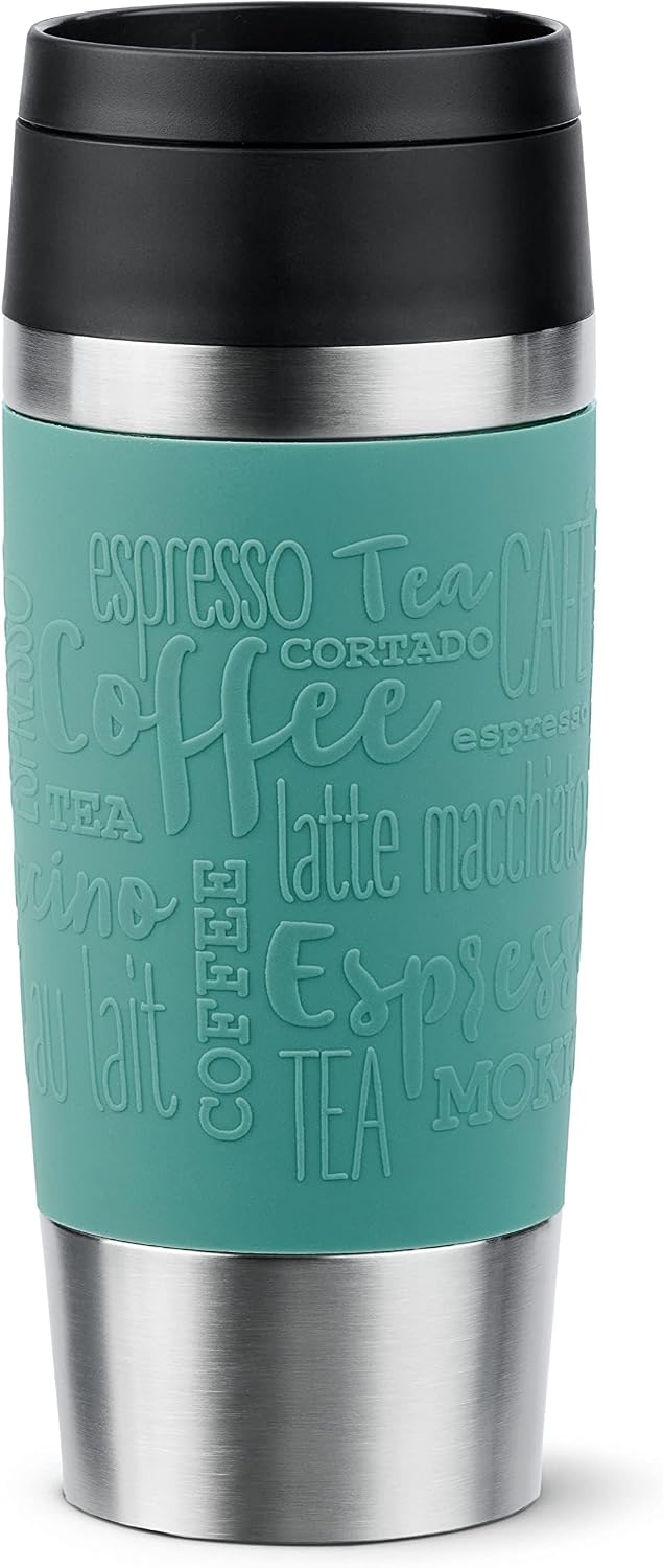 N20210 Travel Mug Classic Insulated Tumbler 0.36 L Stainless Steel with Comfort Screw Closure 4 Hours Hot 8 Hours Cold 100% Leakproof Dishwasher Safe 360° Opening Colour