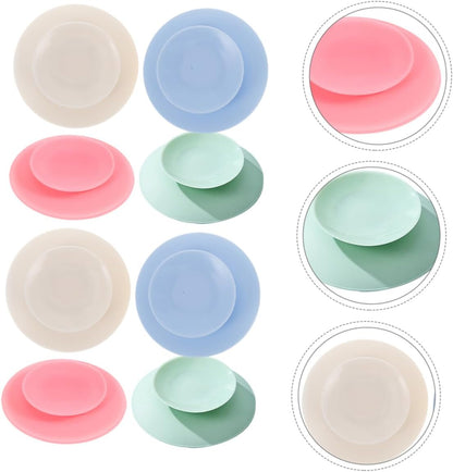 Nonslip Silicone Bowl Holder 8pcs Double Sided Suction Pads