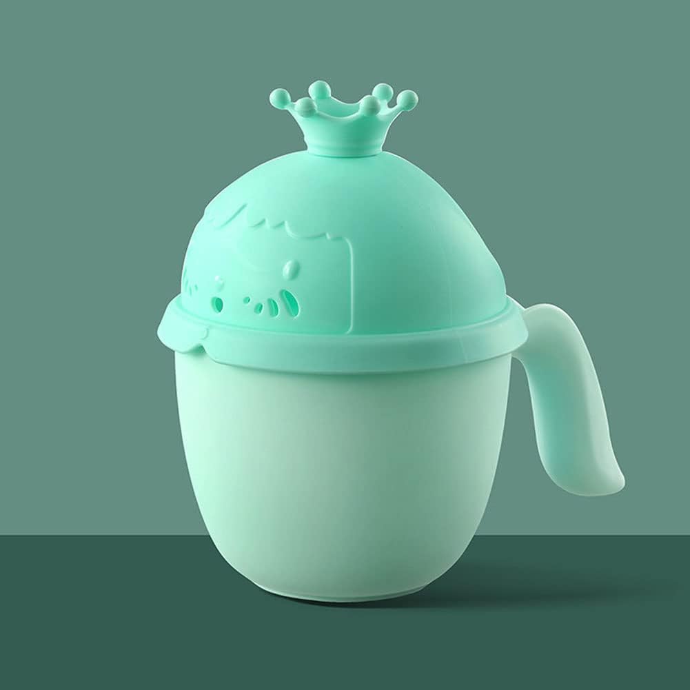 Baby Rinse Cup, Cute Whale Baby Bath Rinser Baby Rinser Pail Shampoo Rinser, Newborn Bath Shower Wash Hair Cup for Rotecting Infant Eyes