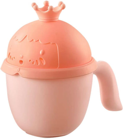 Baby Rinse Cup, Cute Whale Baby Bath Rinser Baby Rinser Pail Shampoo Rinser, Newborn Bath Shower Wash Hair Cup for Rotecting Infant Eyes