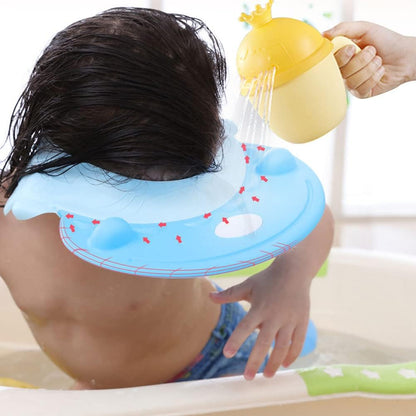 Baby Rinse Cup, Cute Whale Baby Bath Rinser Baby Rinser Pail Shampoo Rinser, Newborn Bath Shower Wash Hair Cup for Rotecting Infant Eyes