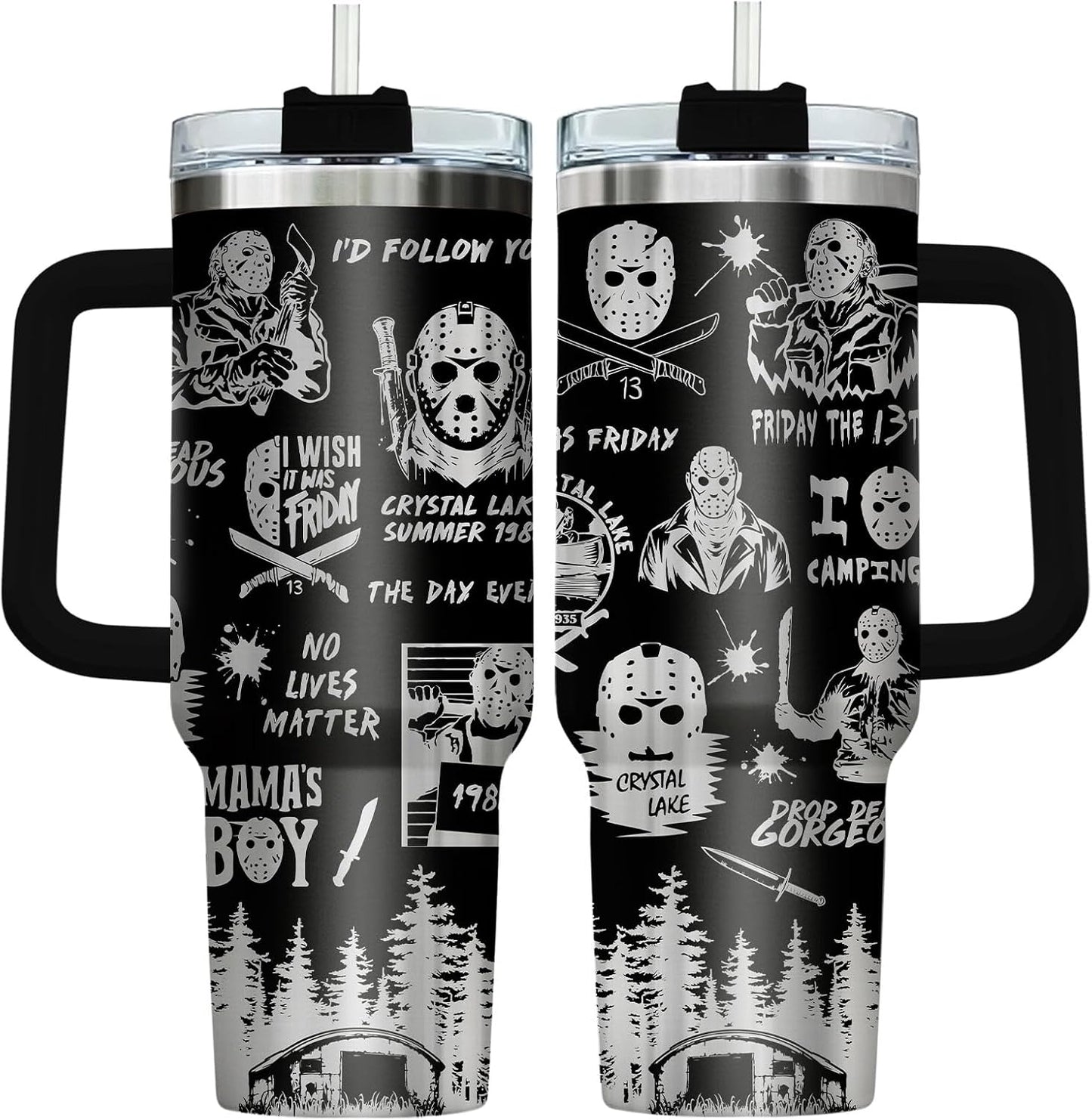 Fantasy Cat Dinosaur 40 oz Tumbler with Handle, Cat Lover Gift | Feline Lover Gift, Feline Kitty Whiskers Paw Meow Fur Baby Enchanted Magical Mythical Quest Tumbler