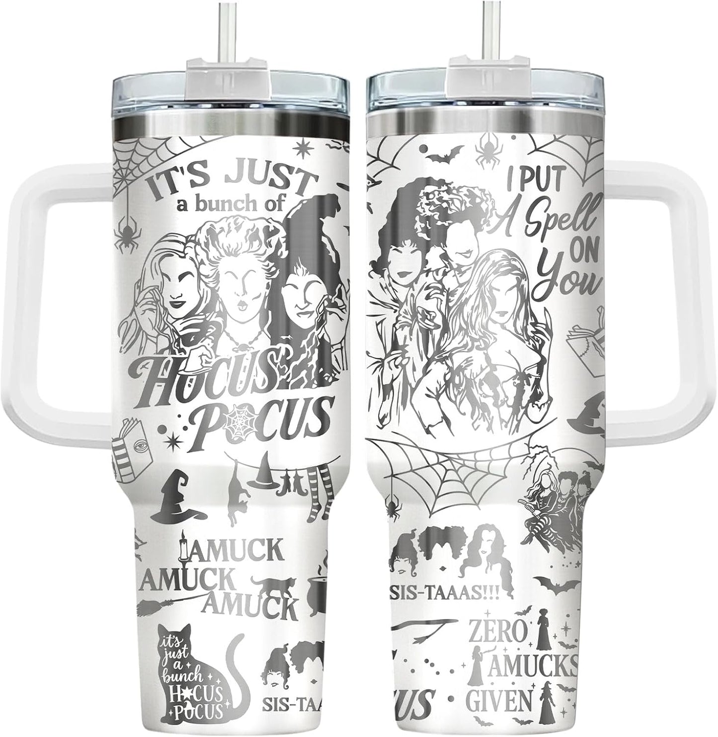 Fantasy Cat Dinosaur 40 oz Tumbler with Handle, Cat Lover Gift | Feline Lover Gift, Feline Kitty Whiskers Paw Meow Fur Baby Enchanted Magical Mythical Quest Tumbler