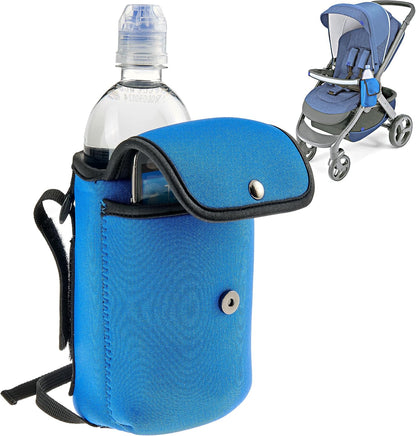 Neoprene Bottle Holder and Phone Holder for Walker, Scooter, Wheelchair