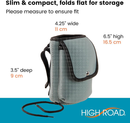 Neoprene Bottle Holder and Phone Holder for Walker, Scooter, Wheelchair