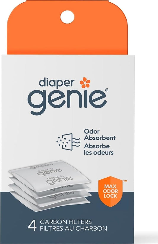Carbon Filters 4-Pack for Diaper Pails, Odor Control