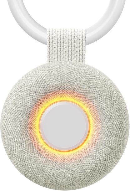 Portable Sound Machine - White Noise Sound Machine for Baby, Travel Donut Sound Machine for Sleep, 15 Soothing Sounds & 7 Colors Night Light, Breathing, Baby Shusher, Registry Gift, Beige