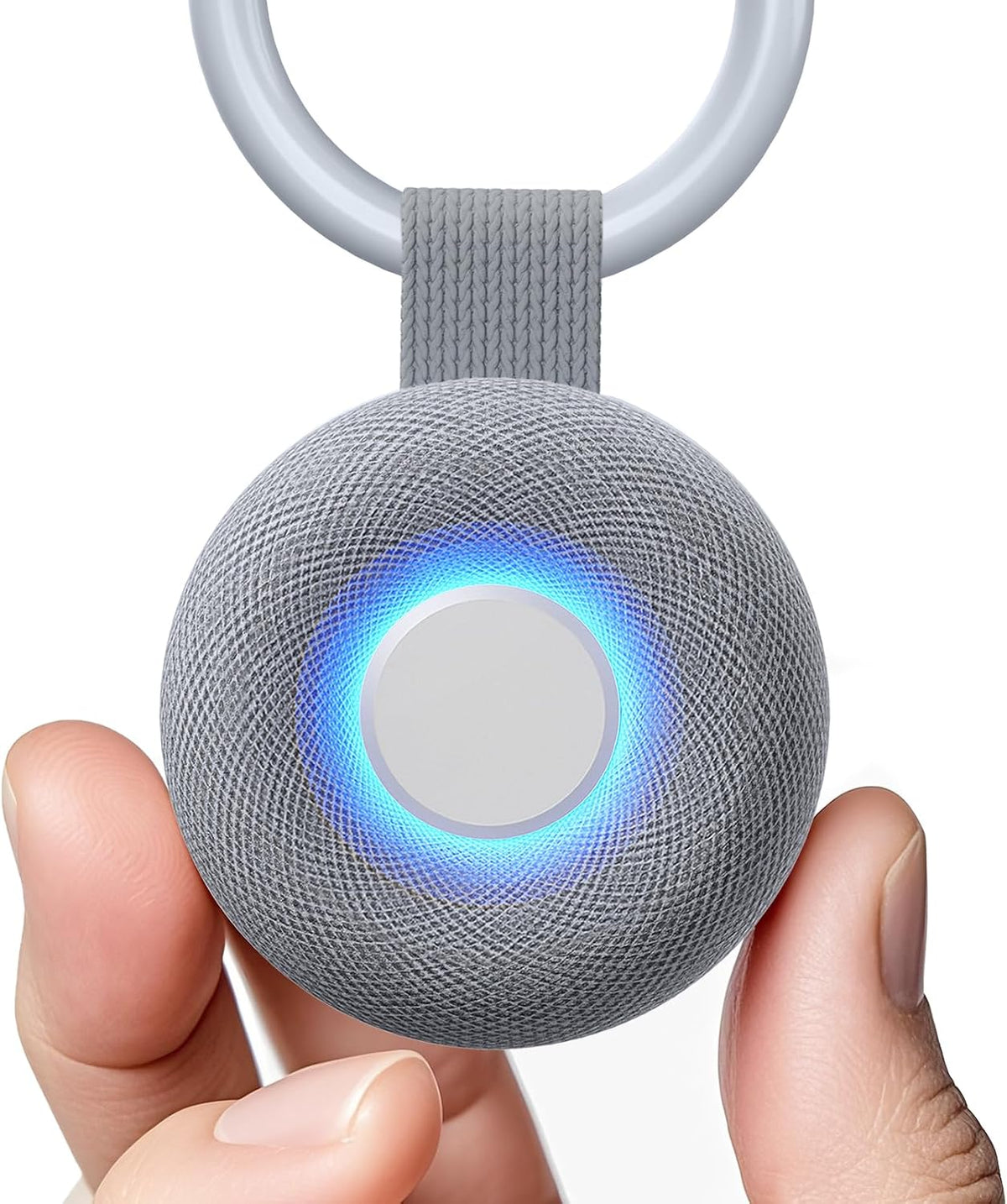 Portable Sound Machine - White Noise Sound Machine for Baby, Travel Donut Sound Machine for Sleep, 15 Soothing Sounds & 7 Colors Night Light, Breathing, Baby Shusher, Registry Gift, Beige