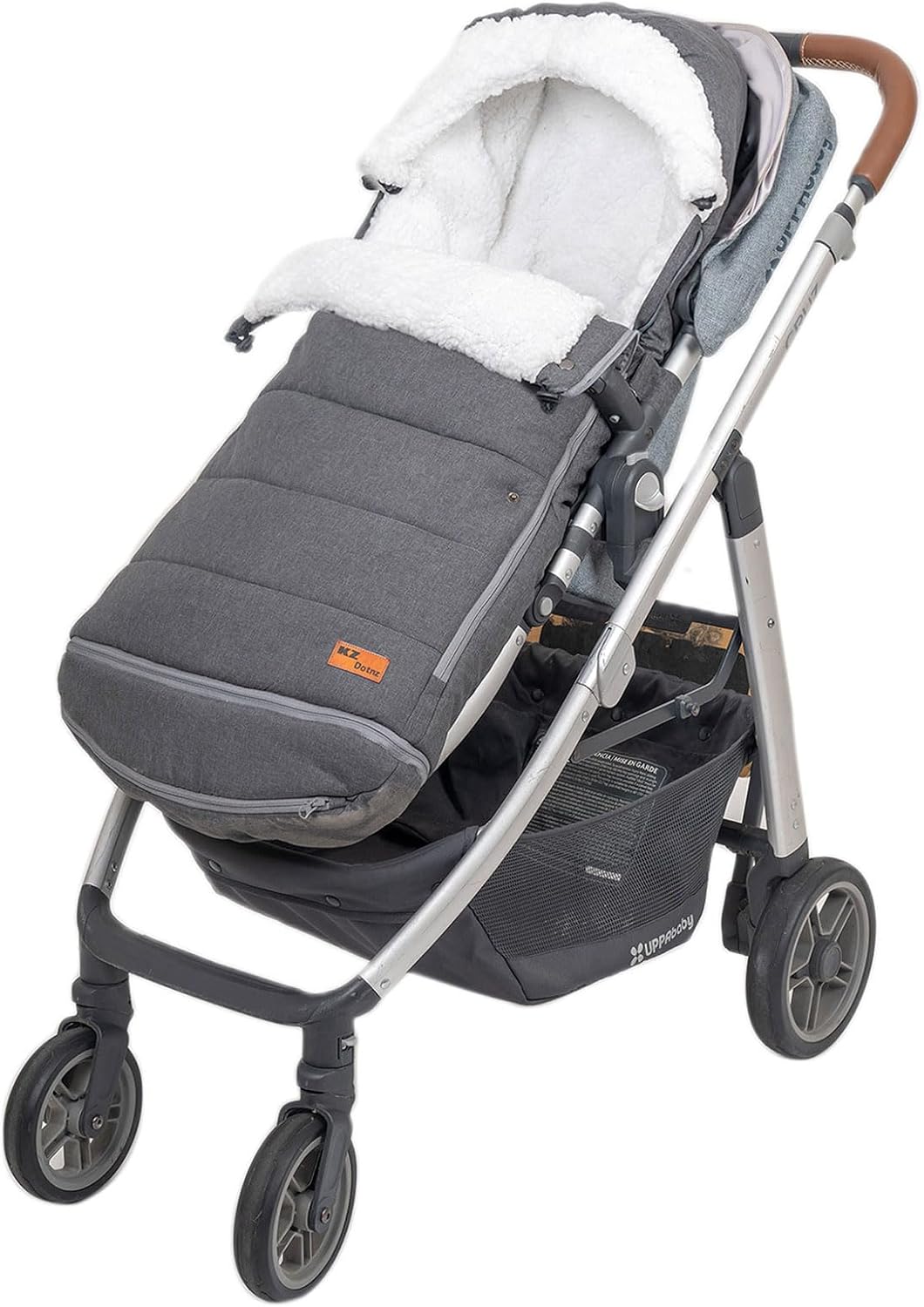 Baby Stroller Bunting Bag+Handmuff Set - Compatible with All UPPAbaby, Nuna, BOB, Jogger, Graco and Other All Strollers -Waterproof Winter Stroller Footmuff -Length Adjustable for 6 M to 5T