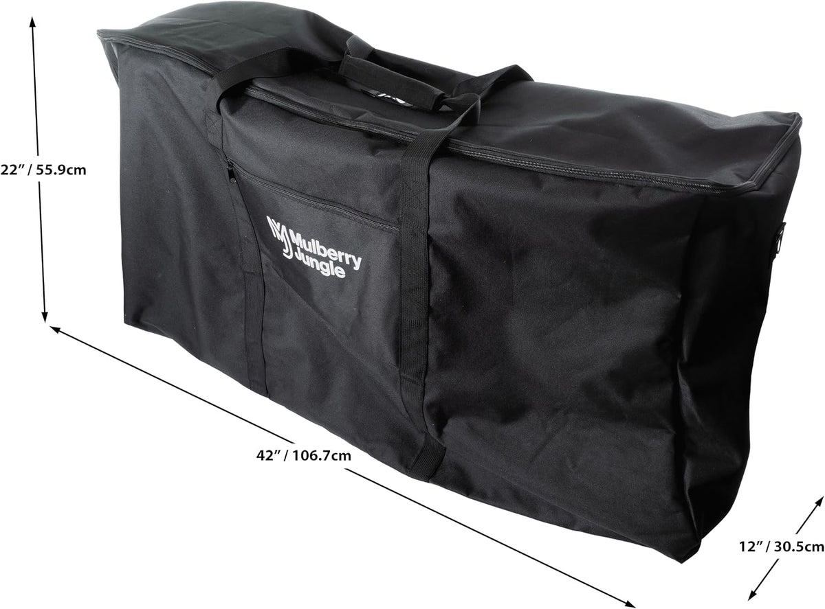 Stroller Bag – Baby Stroller Travel Bag for Single & Double Strollers - Black Stroller Storage Bag - Protects Strollers While Traveling - Complete with Stroller Hook