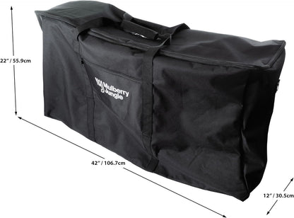 Stroller Bag – Baby Stroller Travel Bag for Single & Double Strollers - Black Stroller Storage Bag - Protects Strollers While Traveling - Complete with Stroller Hook
