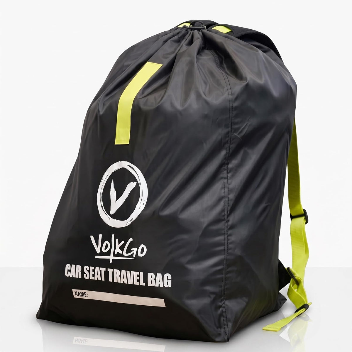 Car Seat Travel Bag For Airplane with Carrying Handles, No Shoulder Straps, Car Seat Bags for Air Travel Carseat Travel Cover, Carseat Travel Bag Cover for Airplane Travel