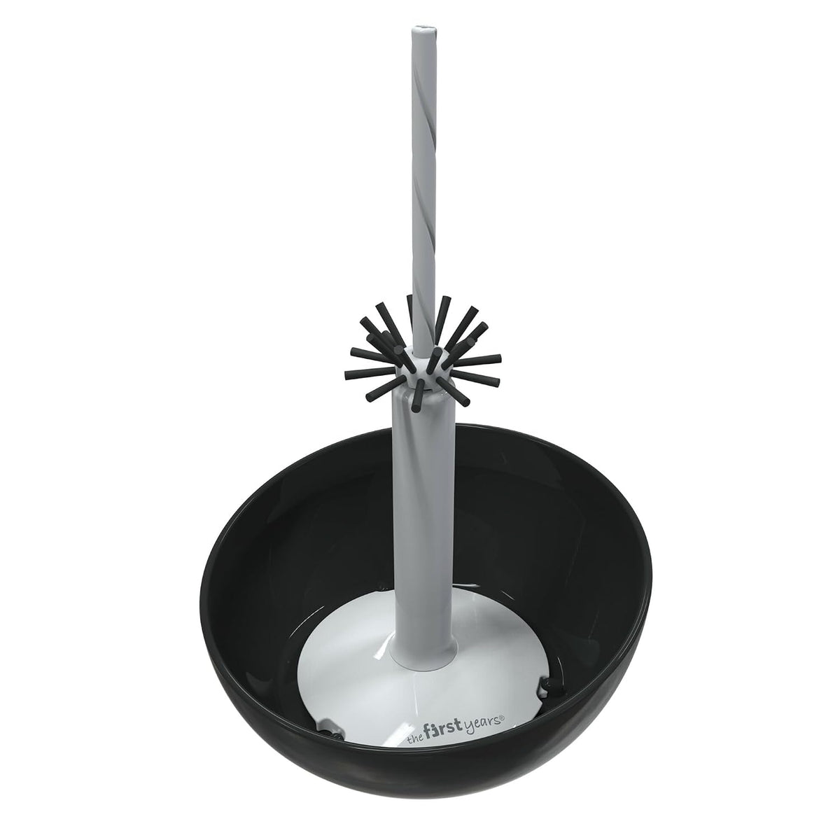 Suds Baby Bottle Washer - Includes Built-in Bottle Brush for Dishwashing - Black