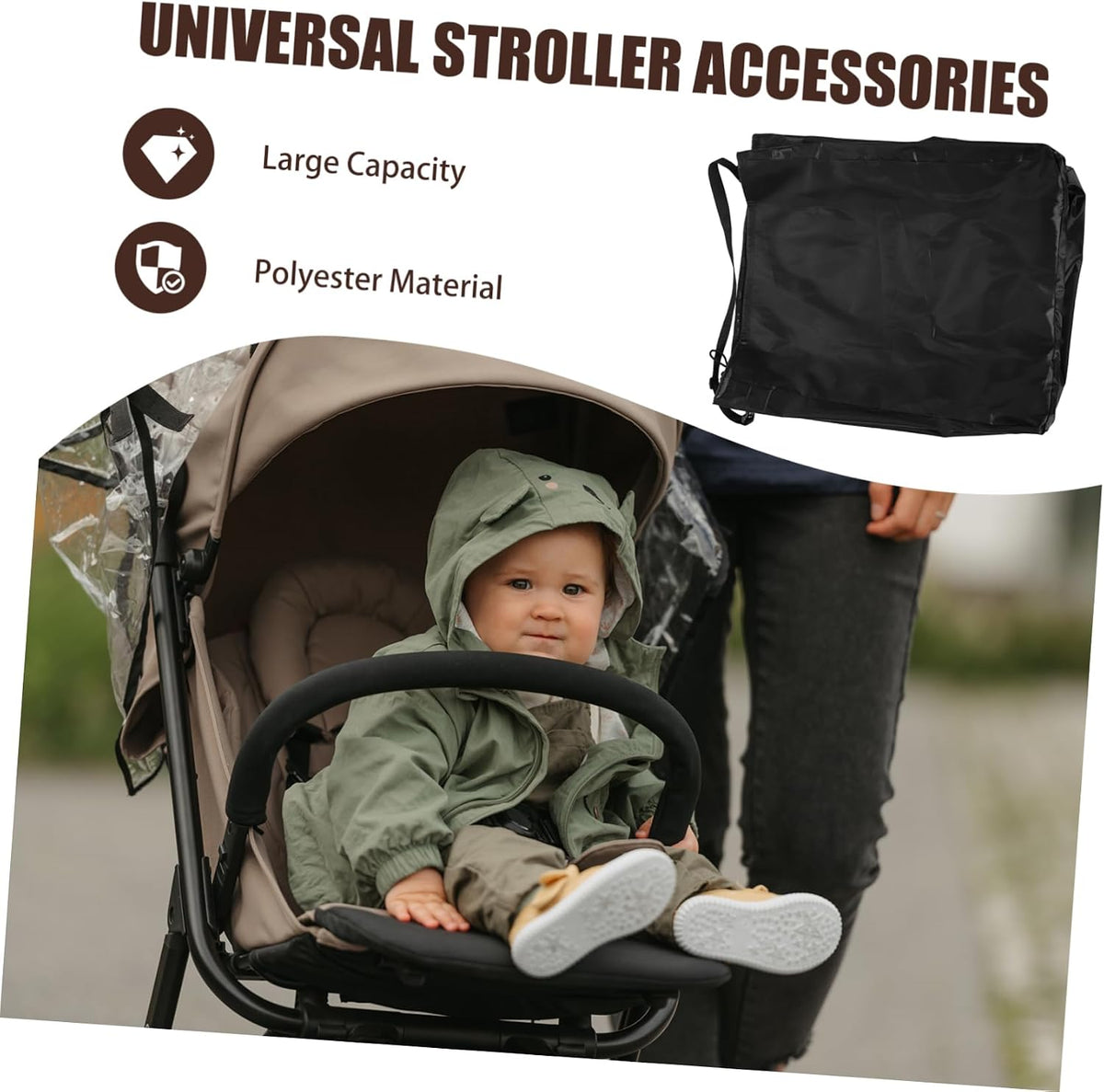 ERINGOGO Stroller for Airplane Stroller Accessories Large Capacity Cover for Travel Sturdy Easy to Clean for Storage and Transport