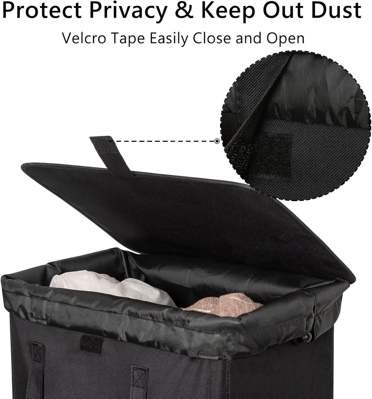 180L Double Laundry Hamper 2 Section with Lid and Removable Bags