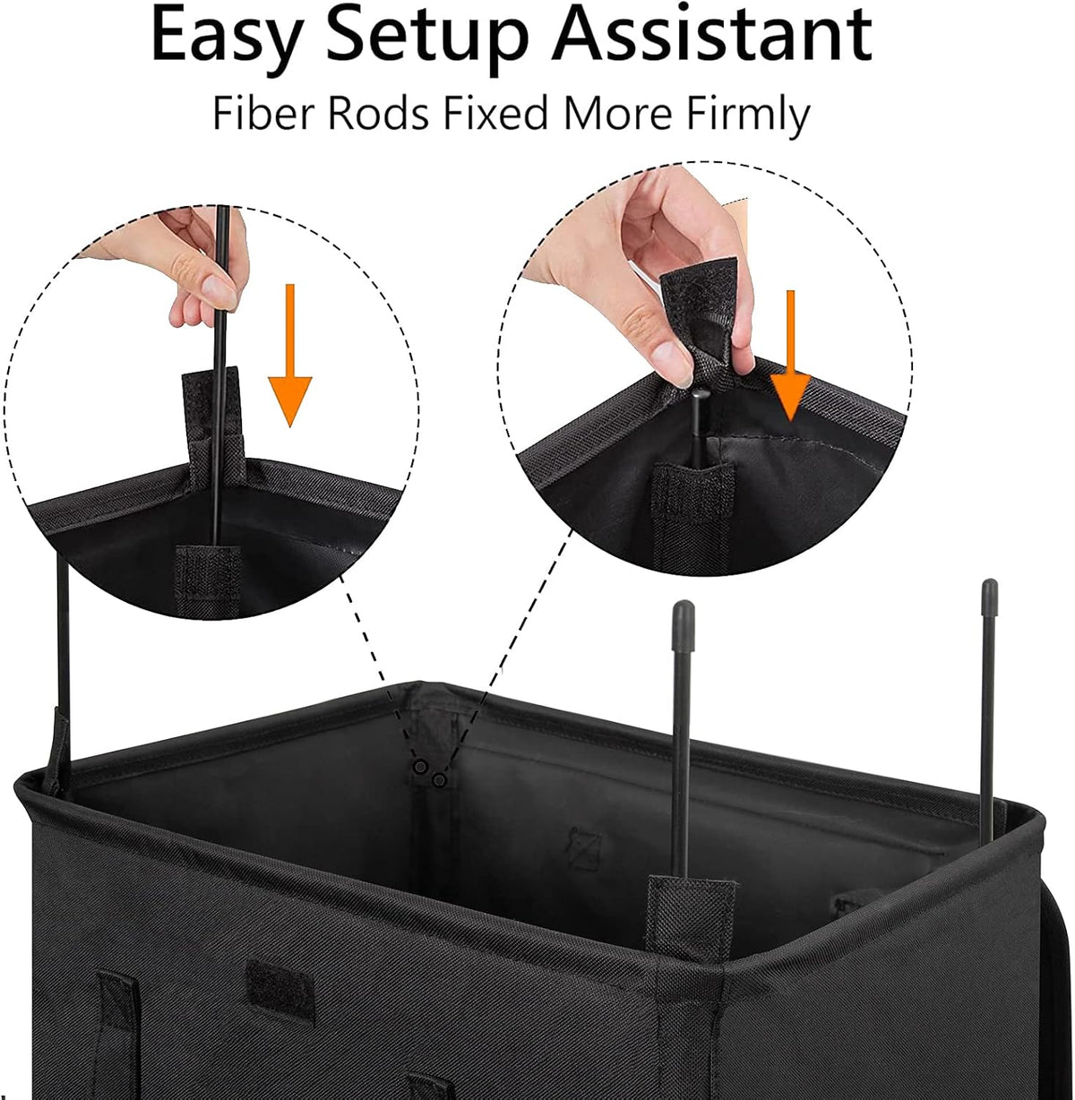 180L Double Laundry Hamper 2 Section with Lid and Removable Bags
