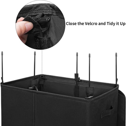 180L Double Laundry Hamper 2 Section with Lid and Removable Bags