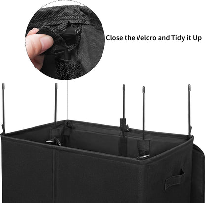 180L Double Laundry Hamper 2 Section with Lid and Removable Bags