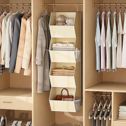 Hanging Closet Organizers and Storage for Kids Room Organization, 3 Tiers