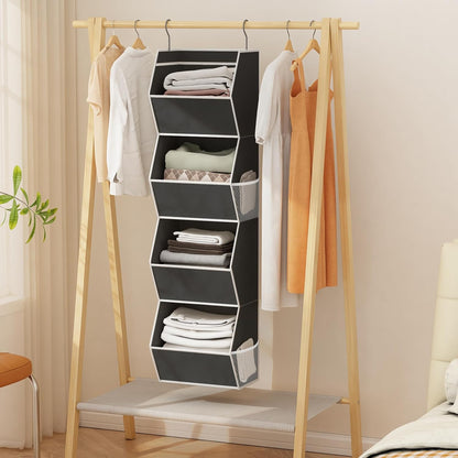 Hanging Closet Organizers and Storage for Kids Room Organization, 3 Tiers
