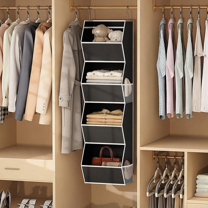Hanging Closet Organizers and Storage for Kids Room Organization, 3 Tiers