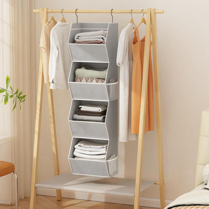 Hanging Closet Organizers and Storage for Kids Room Organization, 3 Tiers