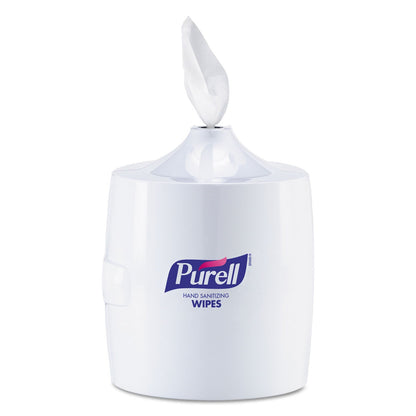 Hand Sanitizing Wipes Wall Mount Dispenser, White, High Capacity Dispenser for 1200/1500 Count Hand Sanitizing Wipes Containers (Pack of 1) – 9019-01